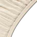 Amazon Basics Drap-housse, 160 x 200 x 30 cm, en microfibre de polyester pour matelas épais jusqu'à 30 cm, beige