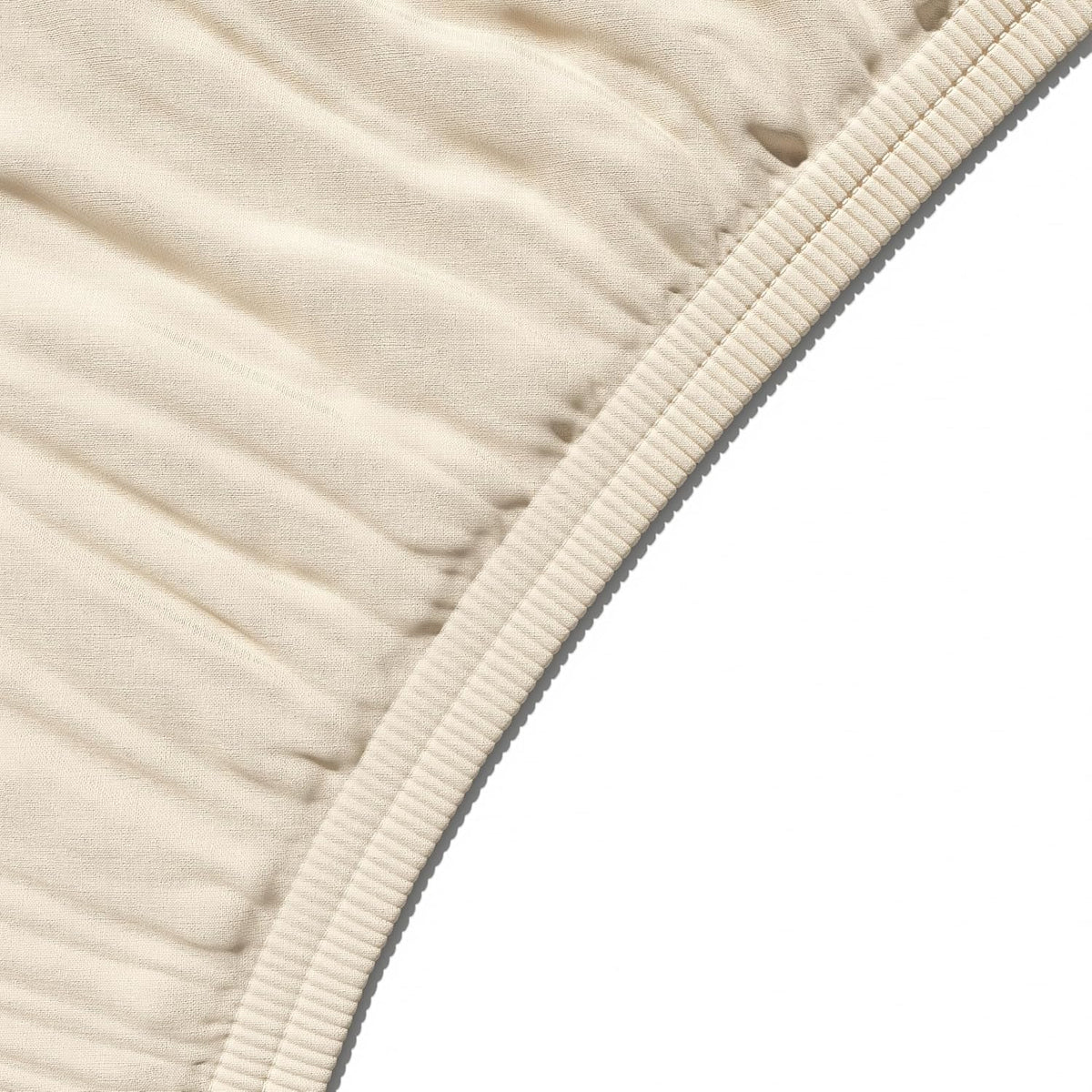 Amazon Basics Drap-housse, 160 x 200 x 30 cm, en microfibre de polyester pour matelas épais jusqu'à 30 cm, beige